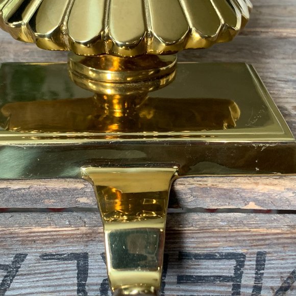 Gold-tone Christmas Tree Stocking Holder - Picture 16 of 16